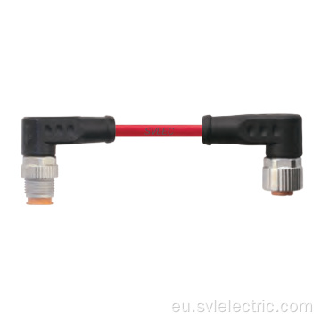 M12 konektorea CC-link Industrial Ethernet kable konektorea